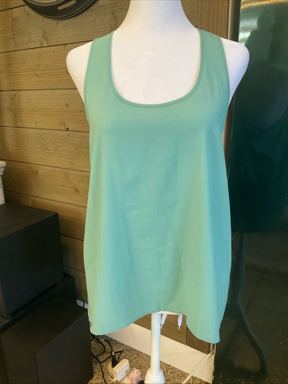 Frenchi Mint Green Tank Top